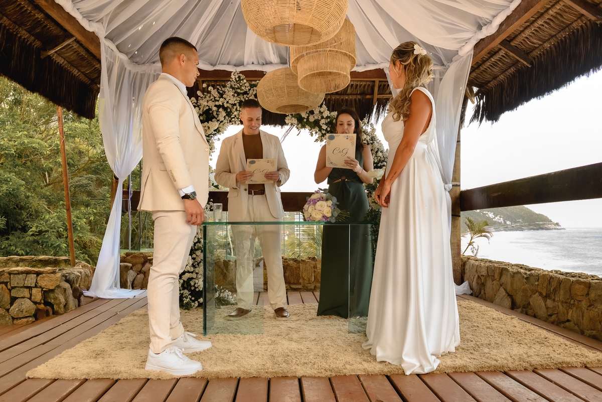 celebração do casamento