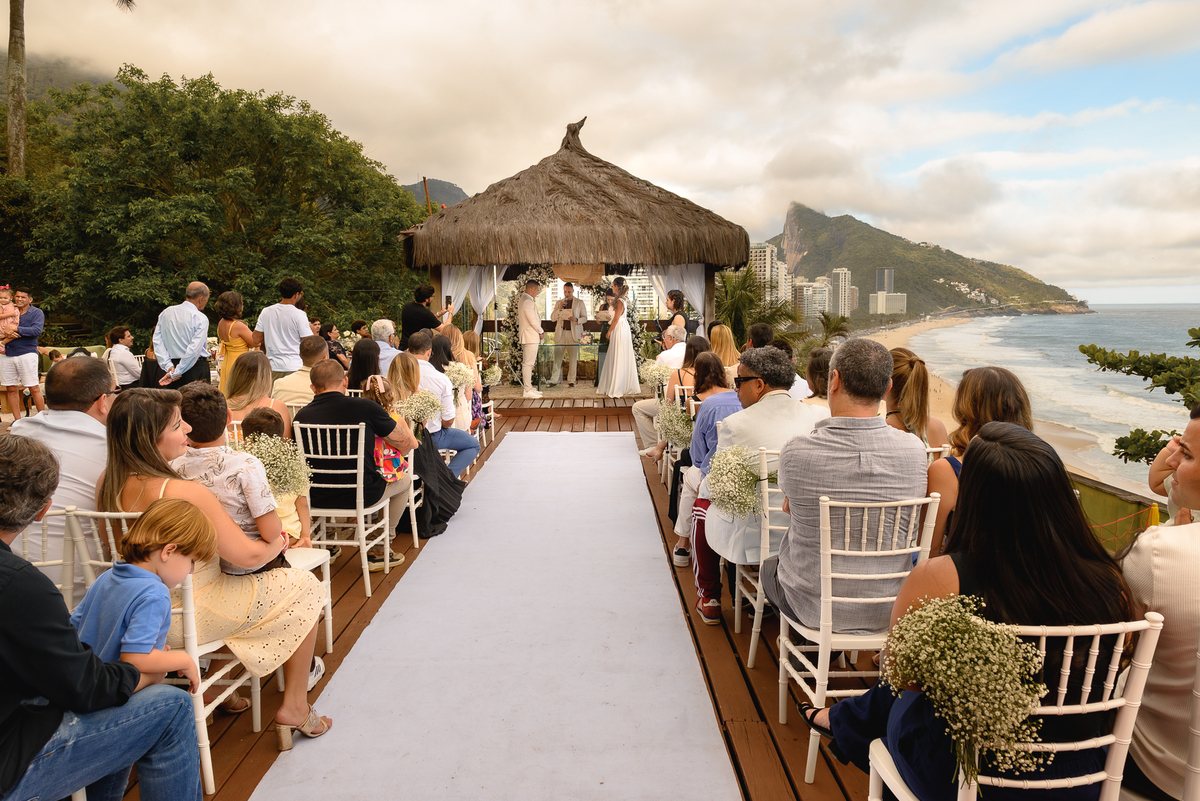 celebração do casamento Villa Maya