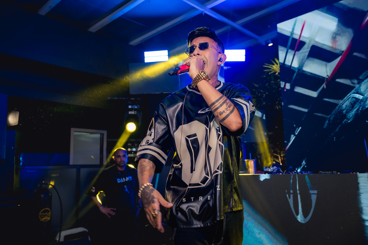 Danny no palco 