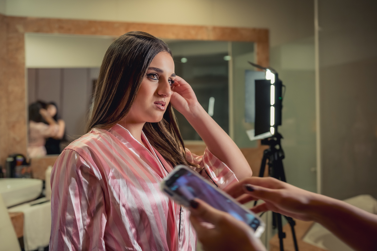 making of da debutante isabella grossi na sua festa de 15 anos na casa das canoas - São Conrado