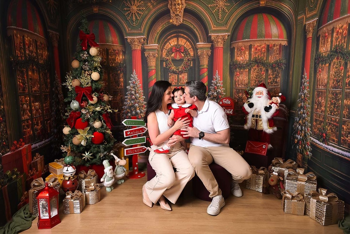 ensaio de família natal em santo andré