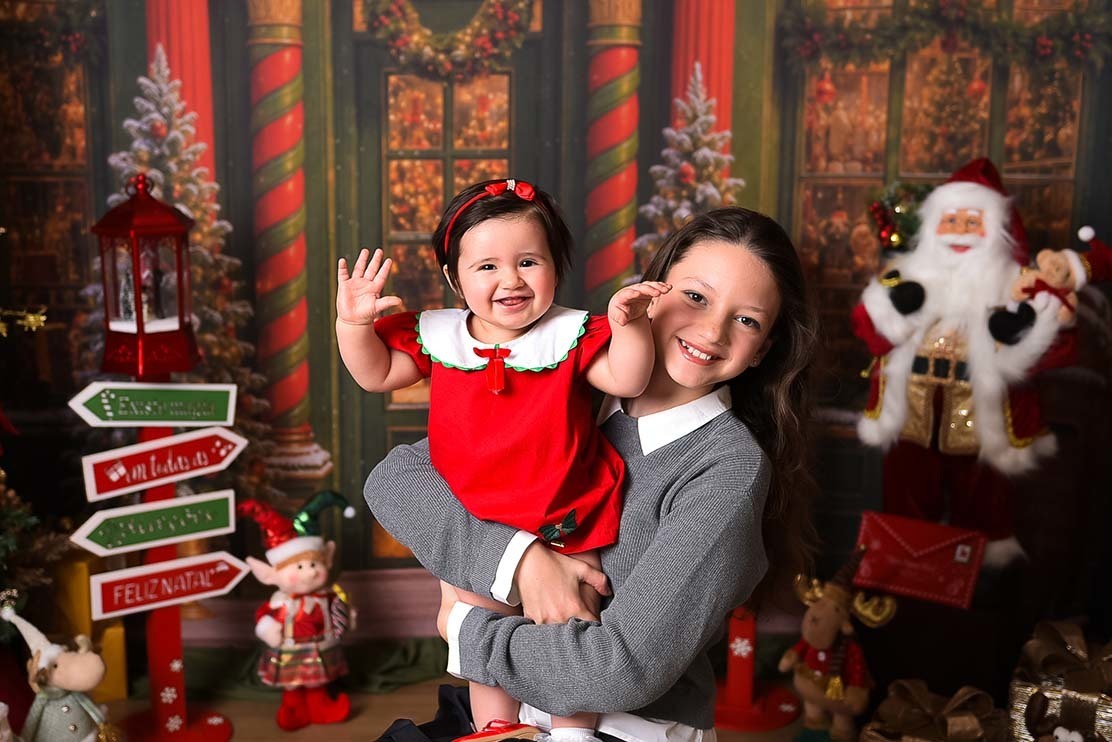 fotos de natal de irmãos