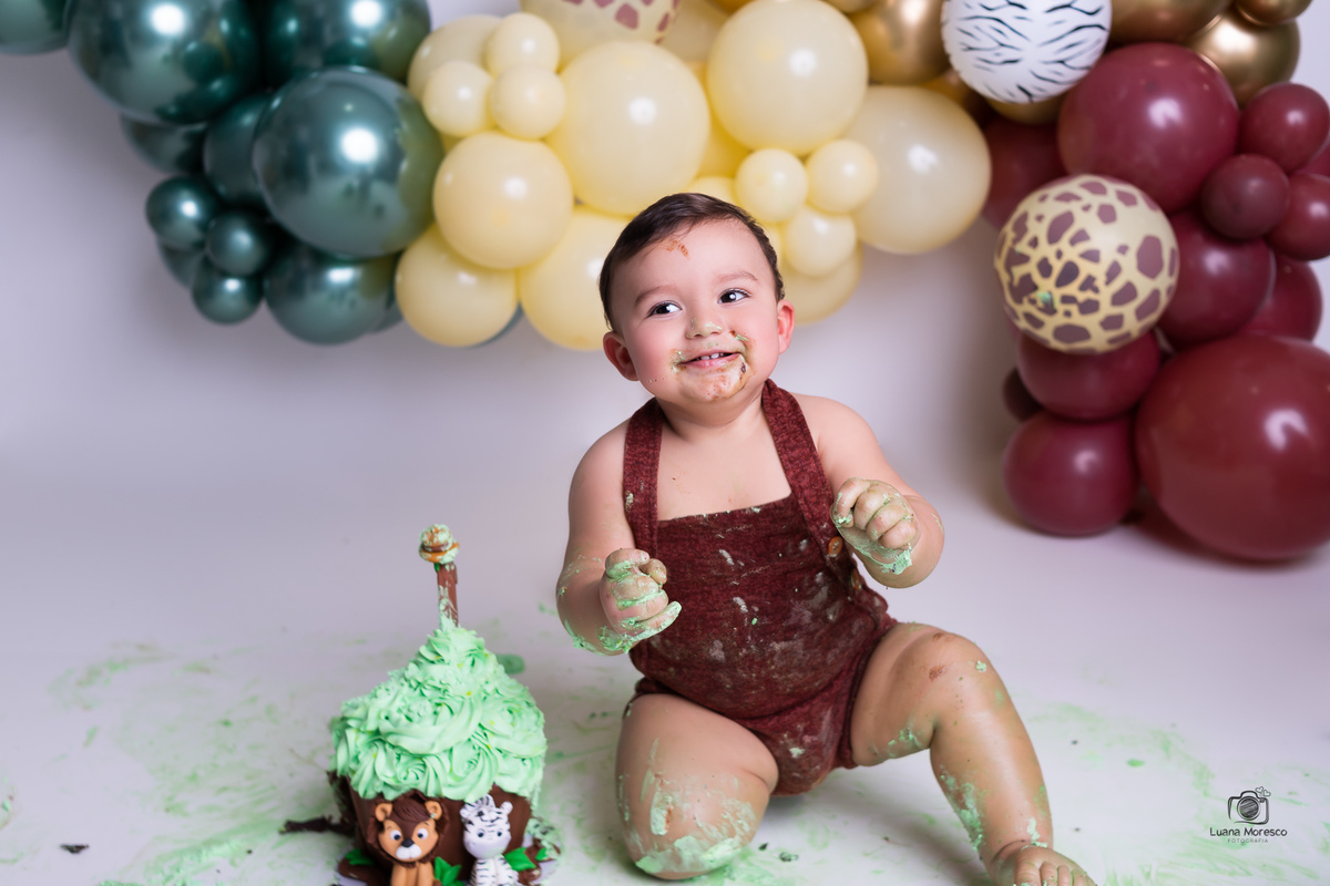 ijui, fotografia, Luana, Moresco, smash, the, cake, melhor, mais, menino, fotografia, estudio, familia, smash the cake, incrivel, ideia, perfeita, ensaio, bolo, 1 aninho, cores, arco balão, tema, aniversario, personalizado, safari, santo ang, Cruz alta