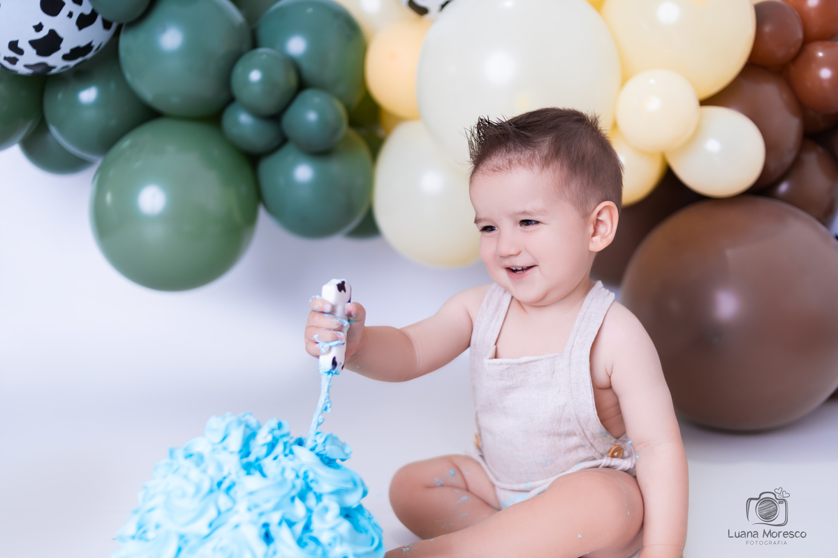ensaio smash the cake bolo 1 aninho balão festa estudio cupacke destruir arco tema local onde fazer quem melhor mais luana moresco fotografia ijui cruz alta santo angelo