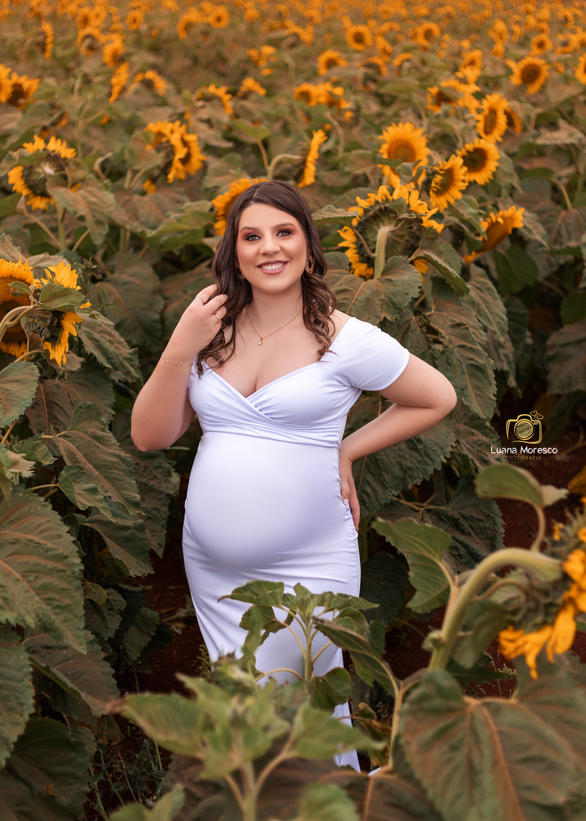 ensaio gestante gravida lago parque externo vestido local onde melhor fotografia luana ijui cruz alta santo angelo girua (1) girassol