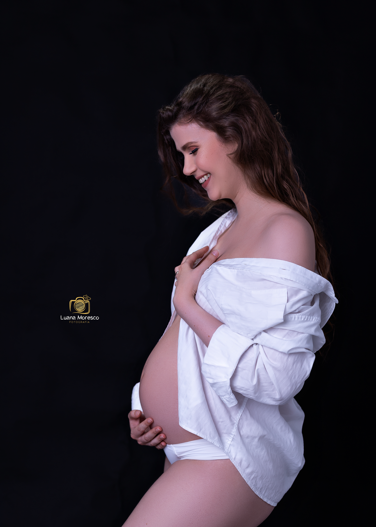 ensaio gestante gravida lago parque externo vestido local onde melhor fotografia luana ijui cruz alta santo angelo estudio familia pet clean romantico atemporal