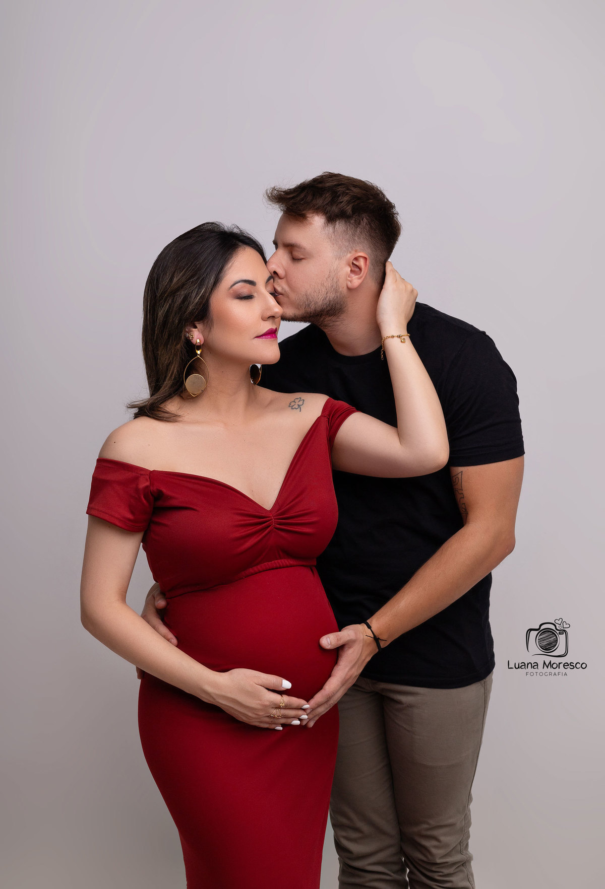 Ensaio Gestante Estudio Externo Moderno Melhor Mais Onde Quem Elegante Vestido Roupa Foto Fotografia Book Luana Moresco Ijui Cruz Alta Santo Angelo Panambi