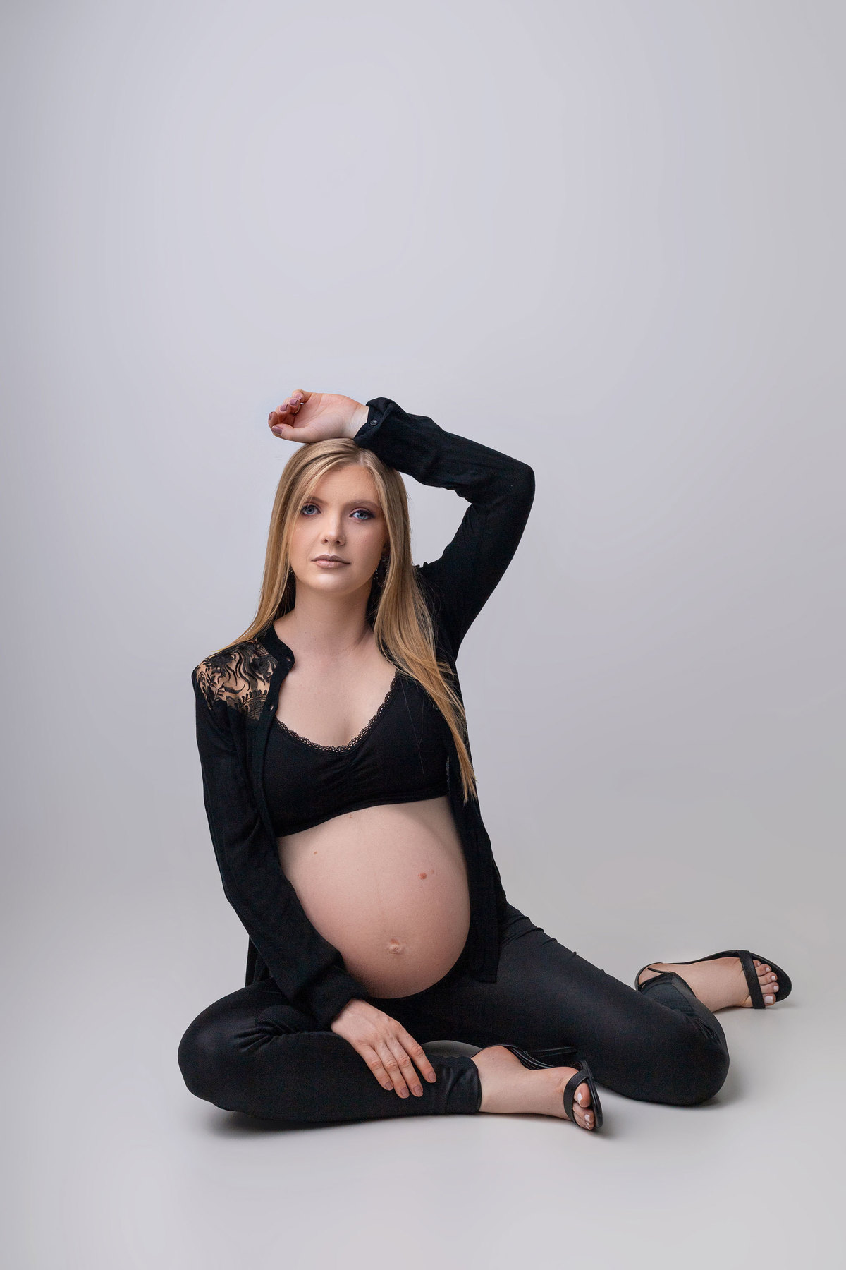 Ensaio Gestante Estudio Externo Moderno Melhor Mais Onde Quem Elegante Vestido Roupa Foto Fotografia Book Luana Moresco Ijui Cruz Alta Santo Angelo Panambi