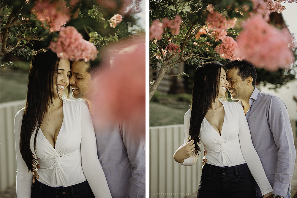 Ensaio fotografico realizado por alexandre casttro em patos de minas com o casal luciana e rodrigo fotos com muitos sorrisos alegria e amor