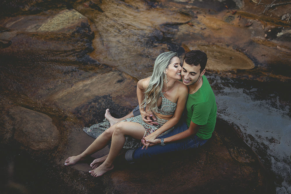 Ensaio Tabocas Cachoeira Patos de Minas Laize Gabriel Namorando Pre wedding Fotografia Inspiração 