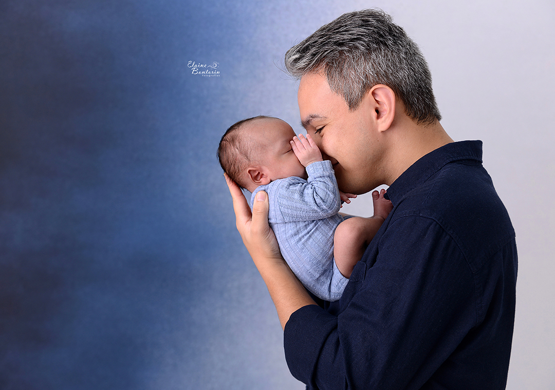 Heitor em seu ensaio Newborn