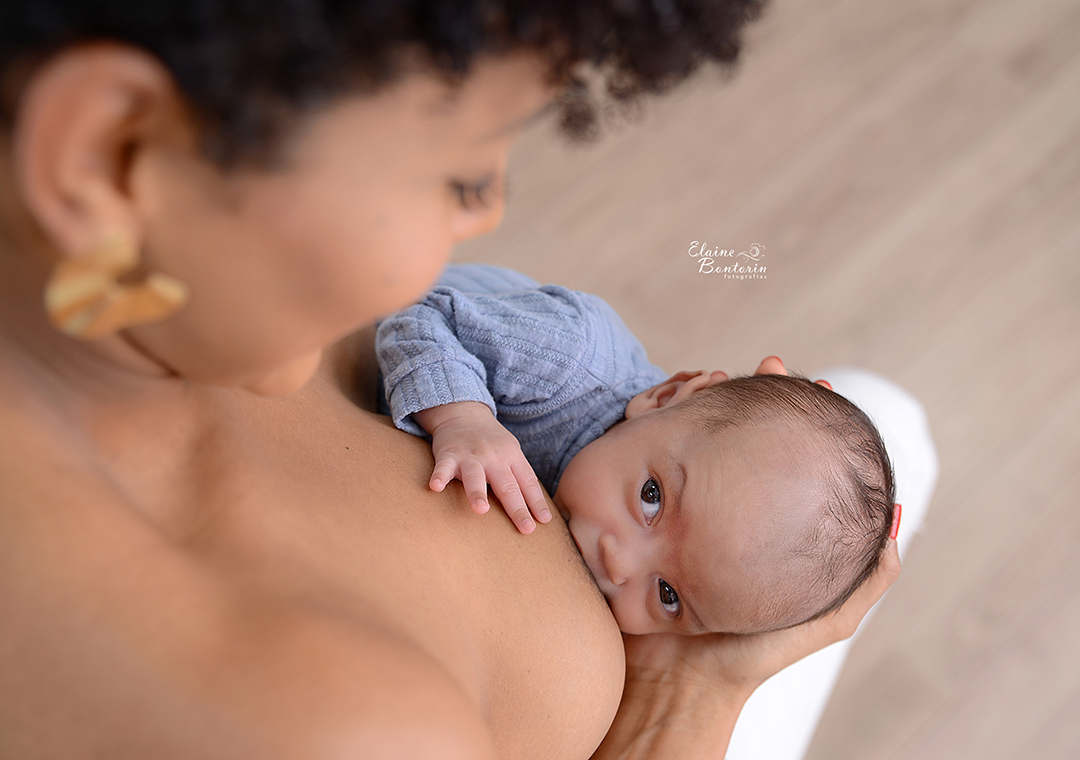 Heitor em seu ensaio Newborn