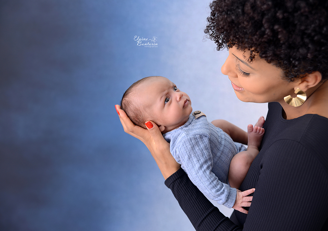 Heitor em seu ensaio Newborn