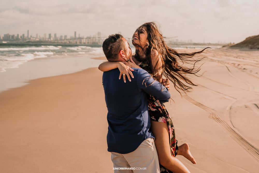 fotografia espontanea de casal