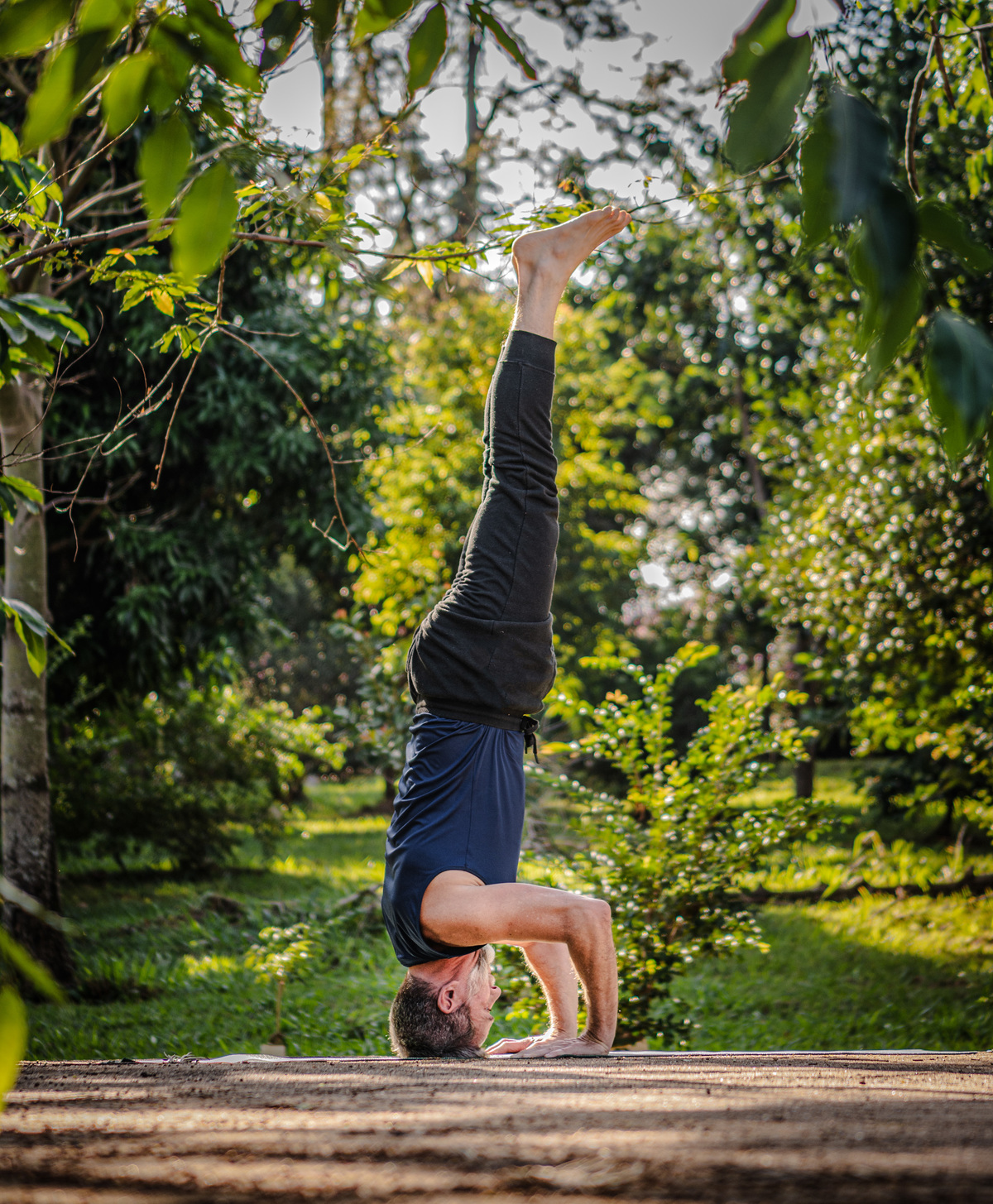 Natureza pura convida a praticar!
