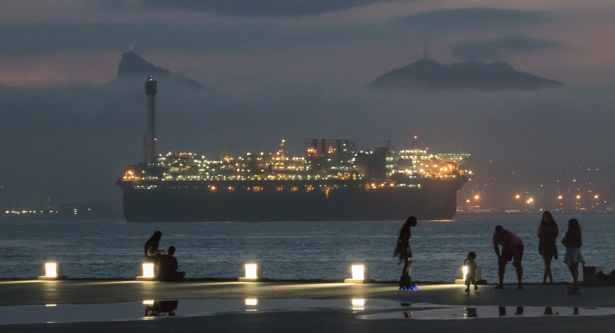 entrada da Baia de Guanabara