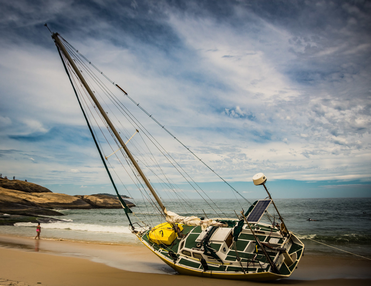 Arpoador após a tempestade