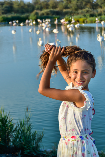 Lilou et les flamants roses