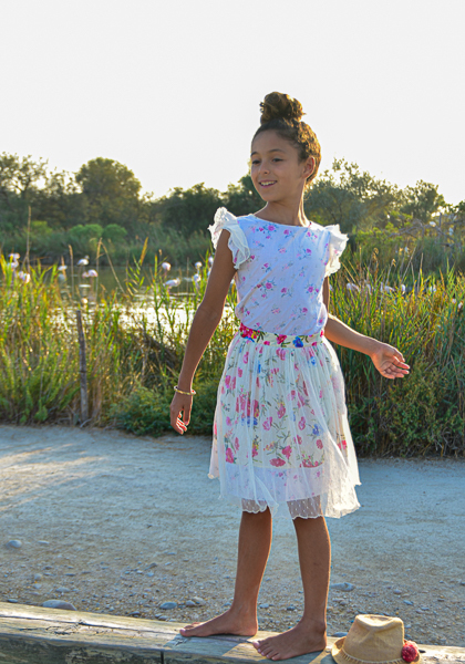 Lilou et les flamants roses