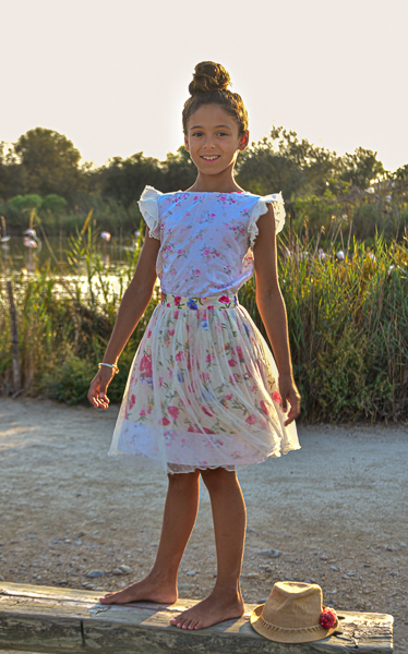 Lilou et les flamants roses