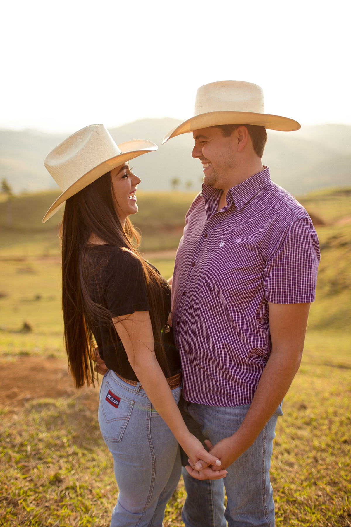 Ensaio  de Casamento com cavalos e vida no campo