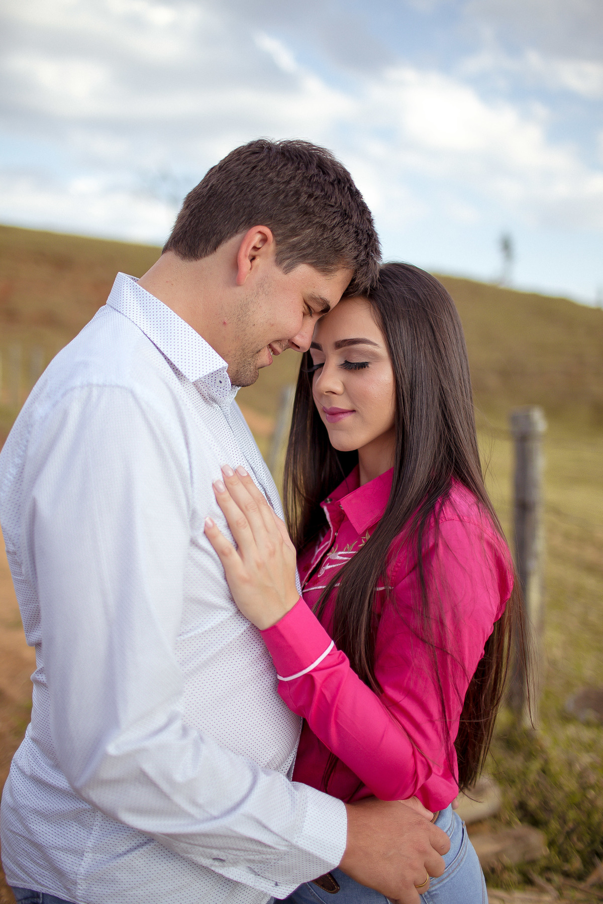 Ensaio  de Casamento com cavalos e vida no campo