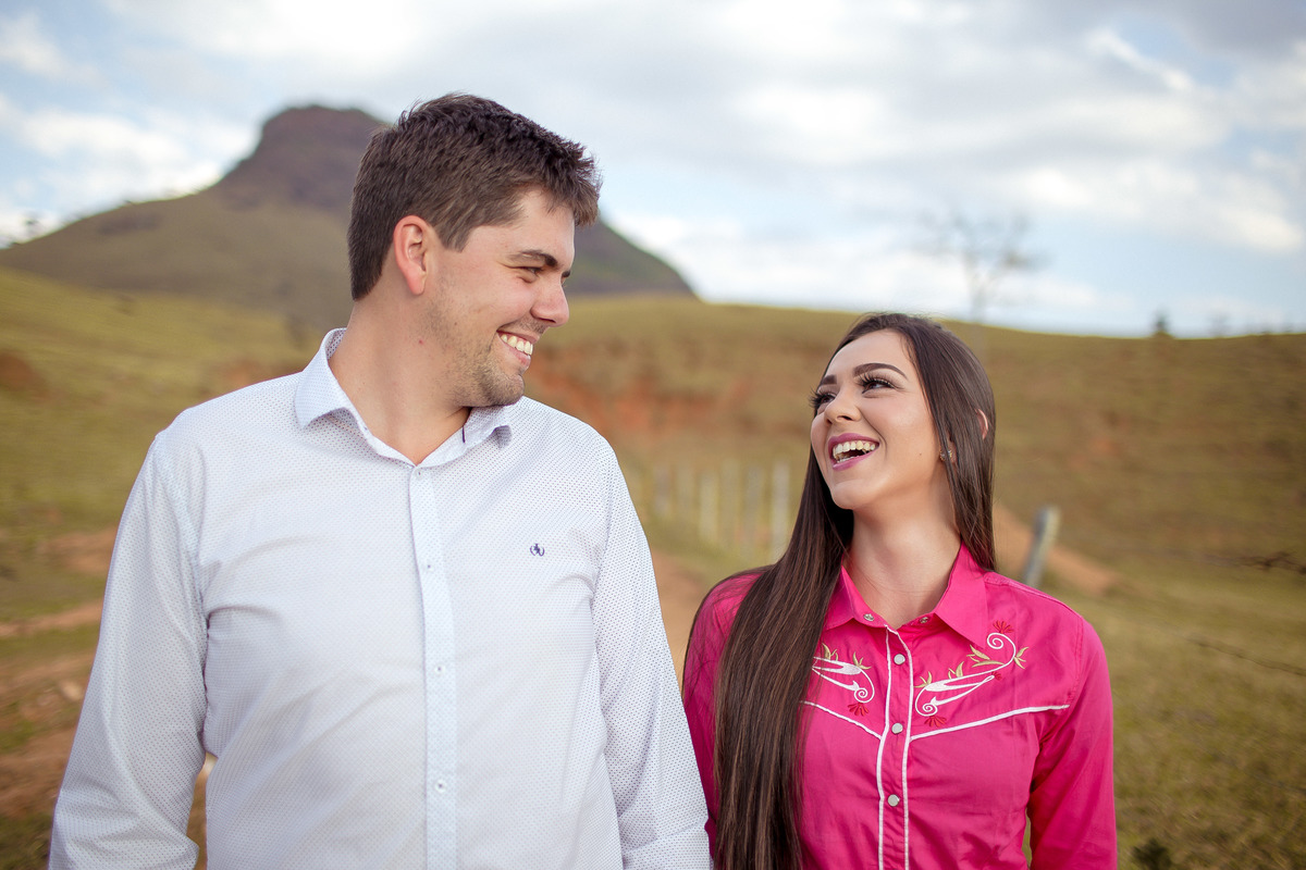 Ensaio  de Casamento com cavalos na cidade de Divino - MG