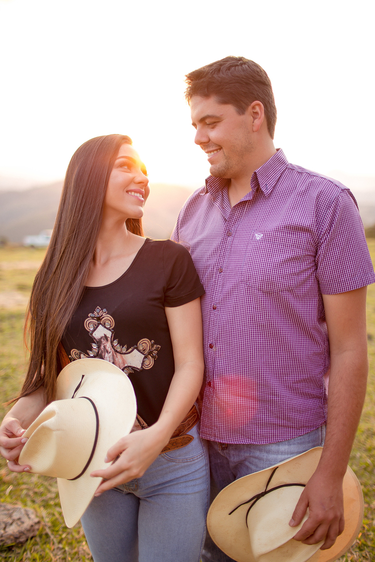 Ensaio  de Casamento com cavalos na cidade de Divino - MG