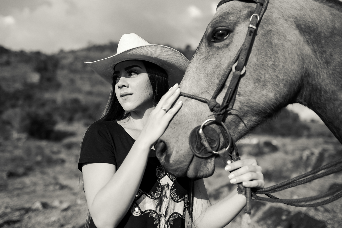 Ensaio  de Casamento com cavalos e vida no campo