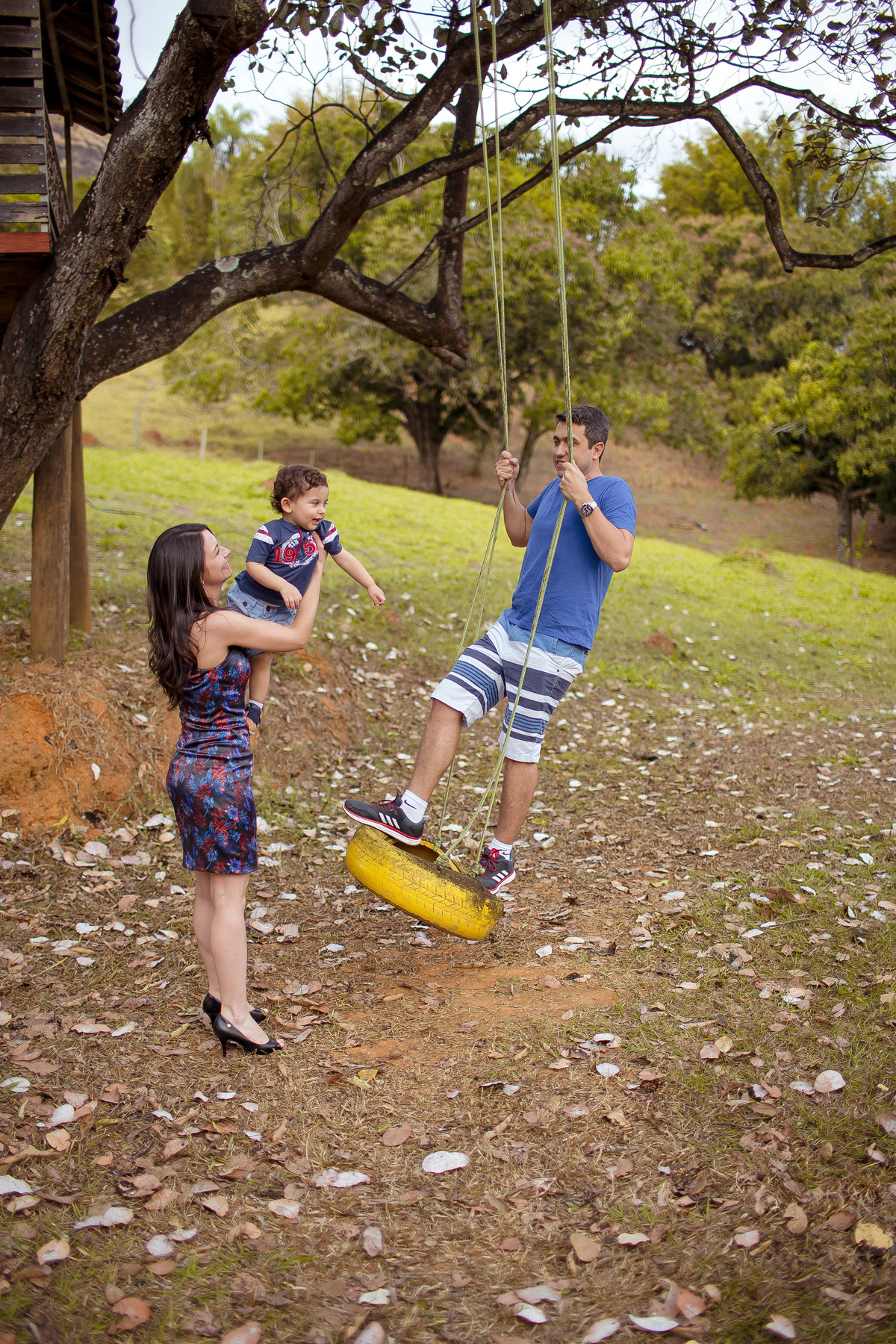 Ensaio de família realizado na cidade de Carangola - MG espaço de festa Villa 