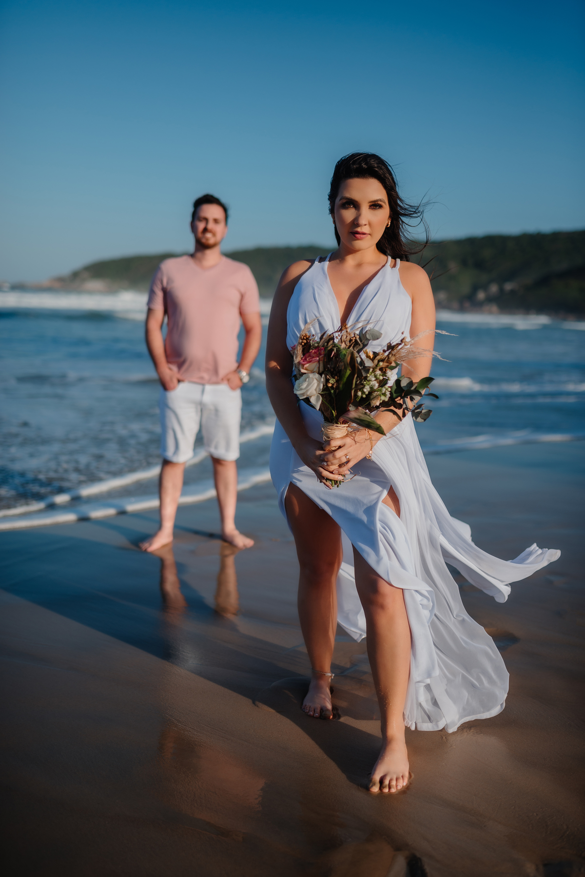 pré wedding na praia do rosa