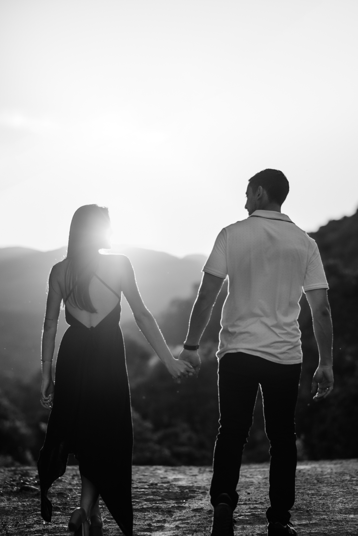 pré wedding por do sol