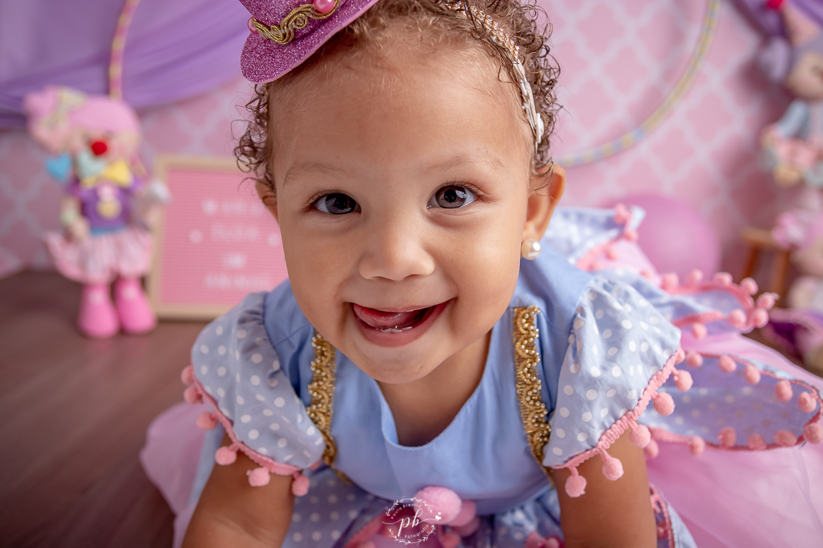 Cenário Circo Rosa - Maria Eloá 1 aninho - Smash The Cake Circo Rosa - Rio de Janeiro - RJ