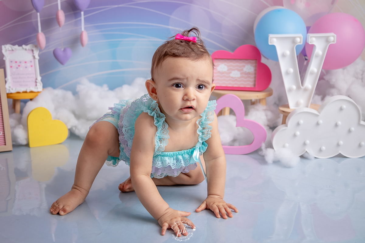 Ensaio Infantil Chuva de Benção - Chuva de Amor - Smash The Cake - Rio de Janeiro - RJ