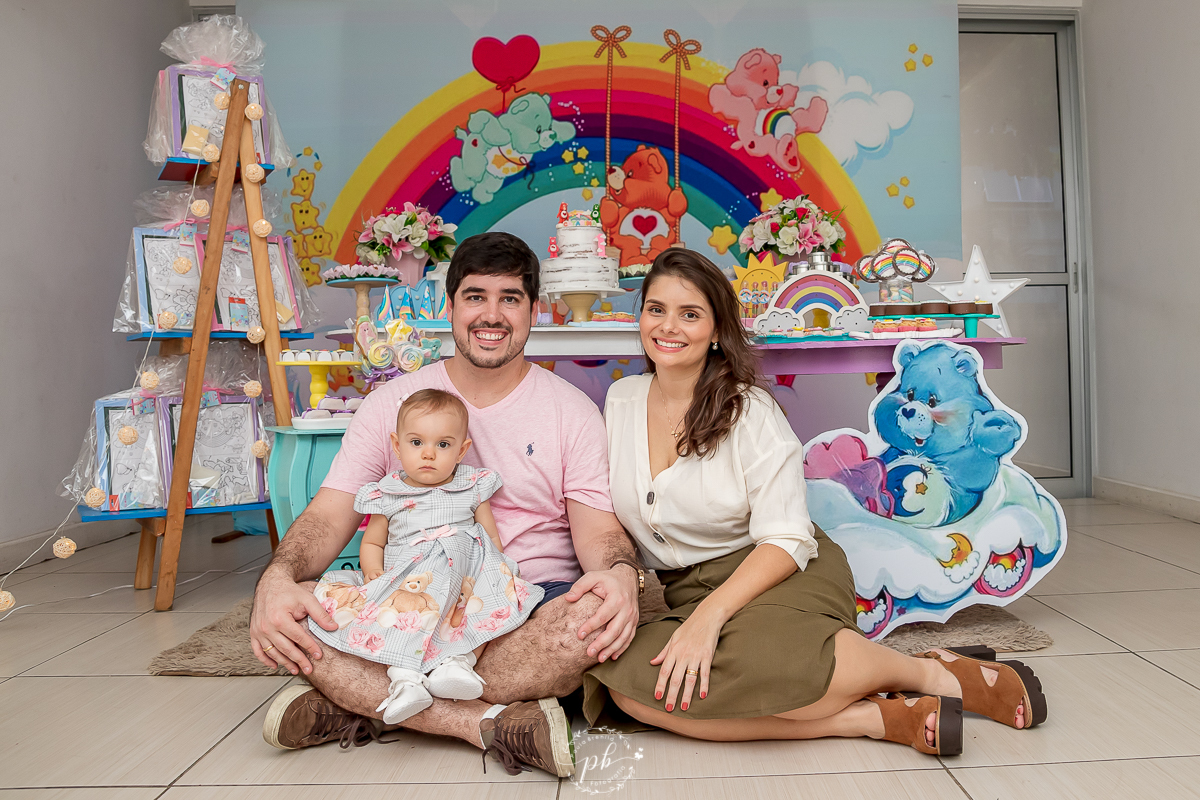 Decoração Ursinhos Carinhosos - Foto de Família - Festa Infantil - Flamengo - Rio de Janeiro - Rj