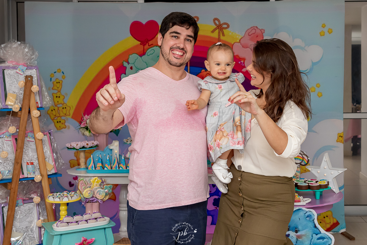 Decoração Ursinhos Carinhosos - Foto de Família - Festa Infantil - Flamengo - Rio de Janeiro - Rj