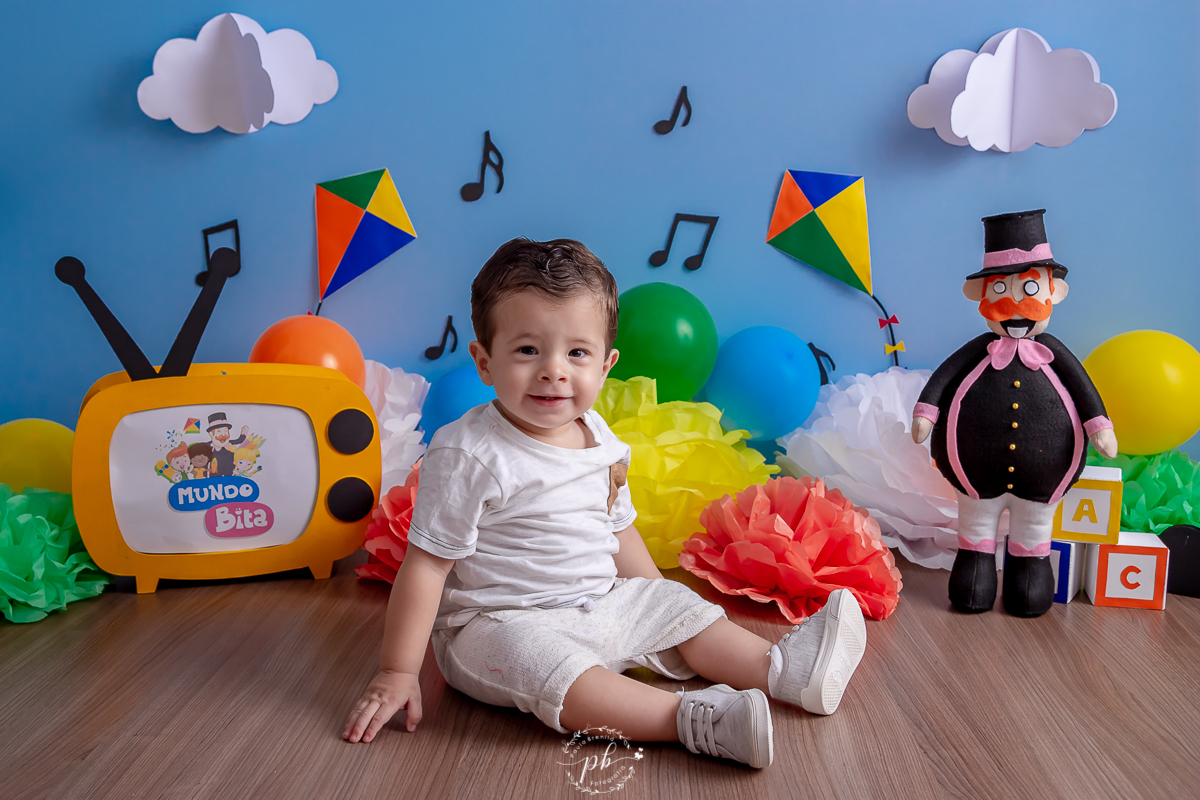 Smash the Cake Mundo Bita | Bita e os Animais | Ensaio Infantil Mundo Bita | Rio de Janeiro - RJ