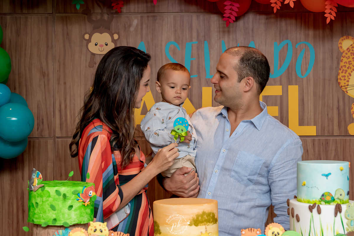 Decoração Tema Selva - Festa Infantil -  Safari - Laranjeiras - RJ - Foto de Familia - Festa Selva