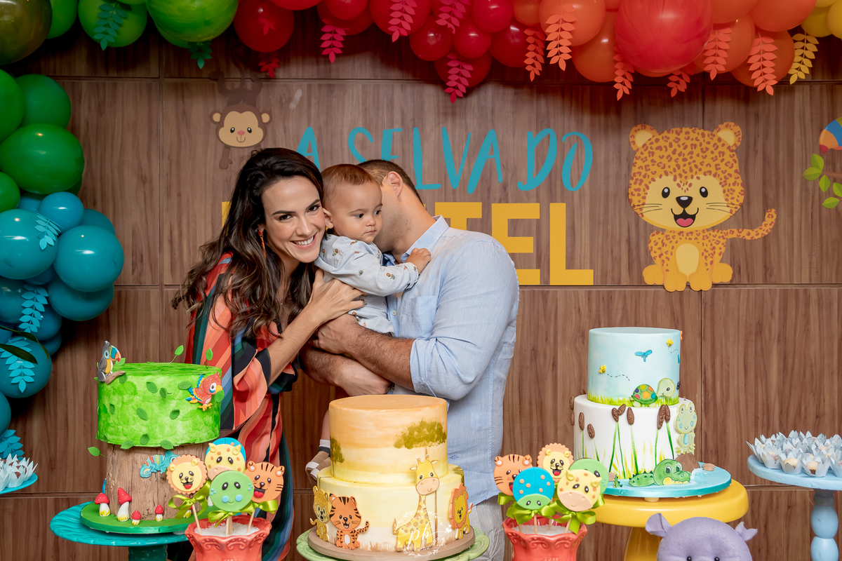 Decoração Tema Selva - Festa Infantil -  Safari - Laranjeiras - RJ - Foto de Familia - Festa Selva