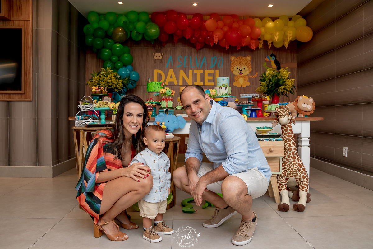 Decoração Tema Selva - Festa Infantil -  Safari - Laranjeiras - RJ - Foto de Familia - Festa Selva