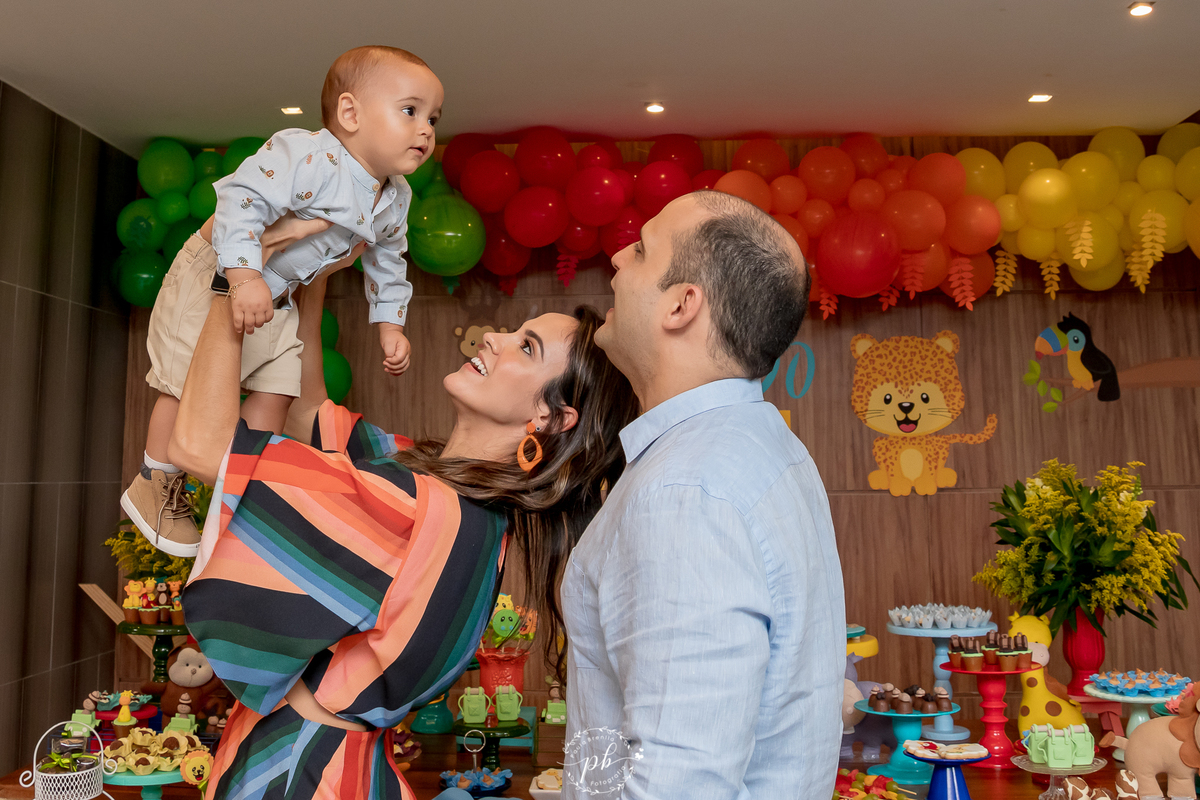 Decoração Tema Selva - Festa Infantil -  Safari - Laranjeiras - RJ - Foto de Familia - Festa Selva