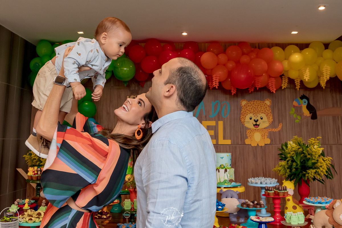 Decoração Tema Selva - Festa Infantil -  Safari - Laranjeiras - RJ - Foto de Familia - Festa Selva