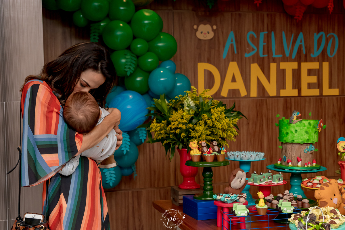 Decoração Tema Selva - Festa Infantil -  Safari - Laranjeiras - RJ - Foto de Familia - Festa Selva