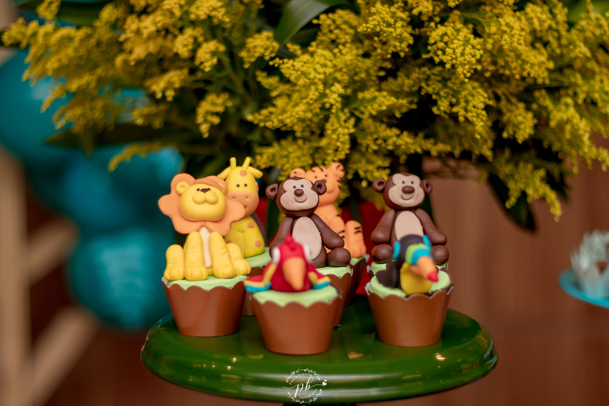 Decoração Tema Selva - Festa Infantil -  Safari - Laranjeiras - RJ - Foto de Familia - Festa Selva