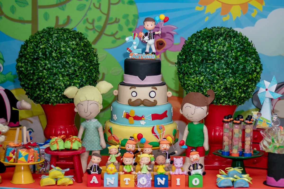 Decoração Mundo Bita - Espaço das Crianças Casa de Festas - Bento Ribeiro - Rio de Janeiro - Festa Infantil - Foto Família