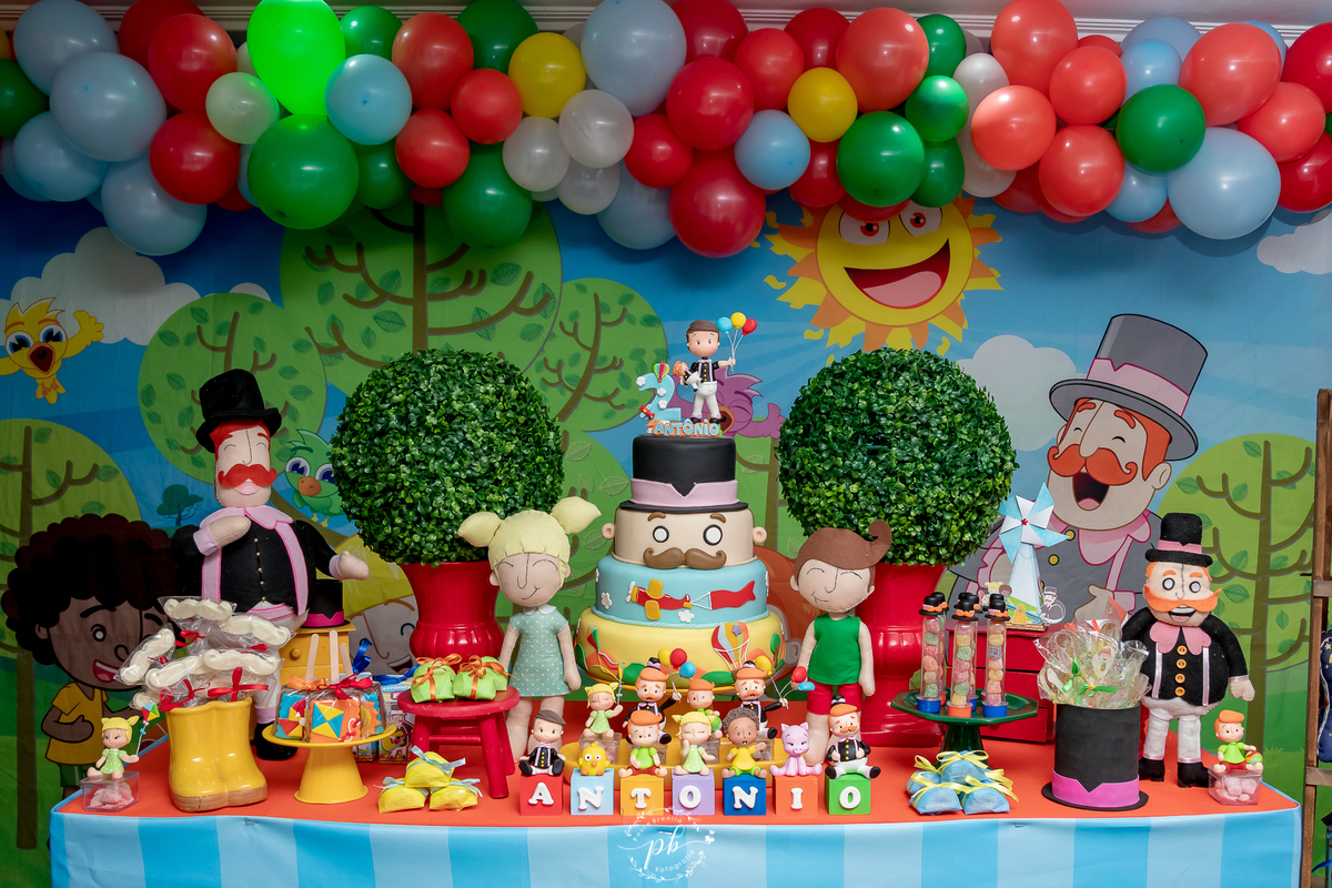 Decoração Mundo Bita - Espaço das Crianças Casa de Festas - Bento Ribeiro - Rio de Janeiro - Festa Infantil - Foto Família