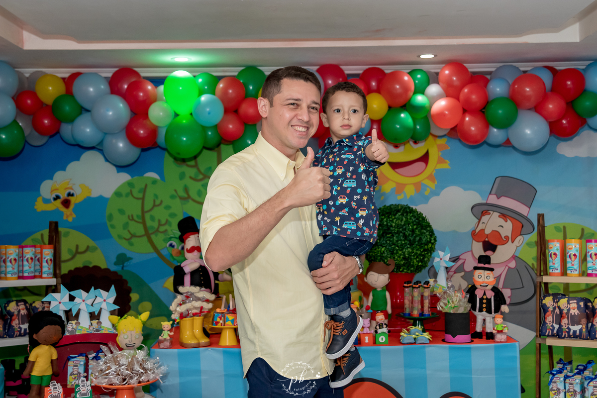 Decoração Mundo Bita - Espaço das Crianças Casa de Festas - Bento Ribeiro - Rio de Janeiro - Festa Infantil - Foto Família