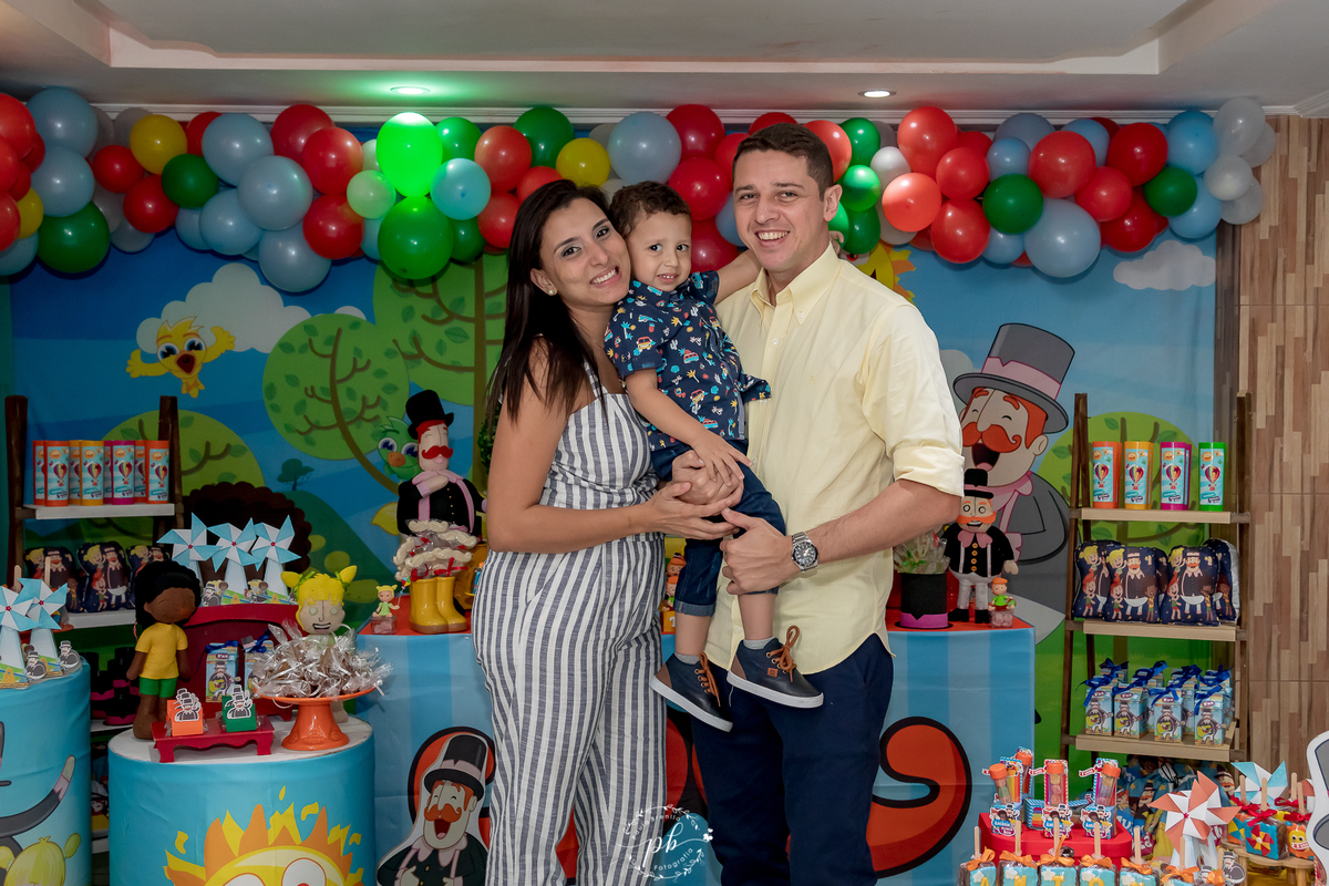 Decoração Mundo Bita - Espaço das Crianças Casa de Festas - Bento Ribeiro - Rio de Janeiro - Festa Infantil - Foto Família