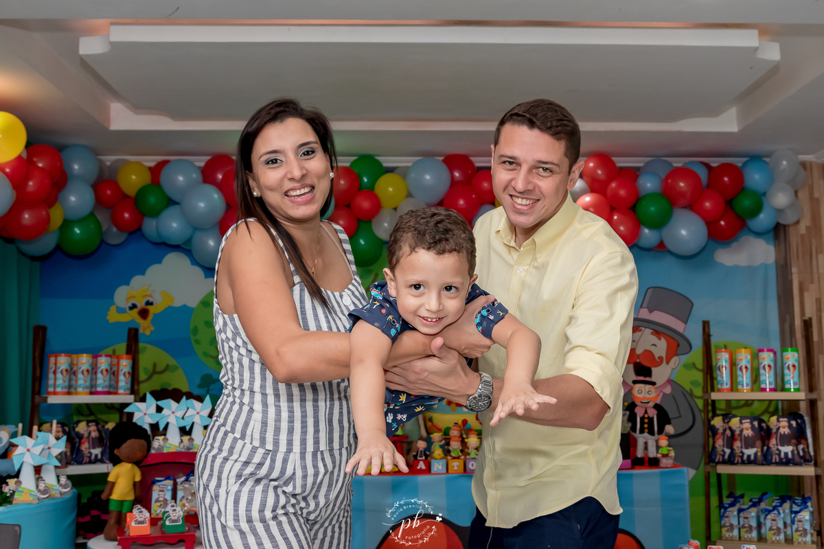 Decoração Mundo Bita - Espaço das Crianças Casa de Festas - Bento Ribeiro - Rio de Janeiro - Festa Infantil - Foto Família