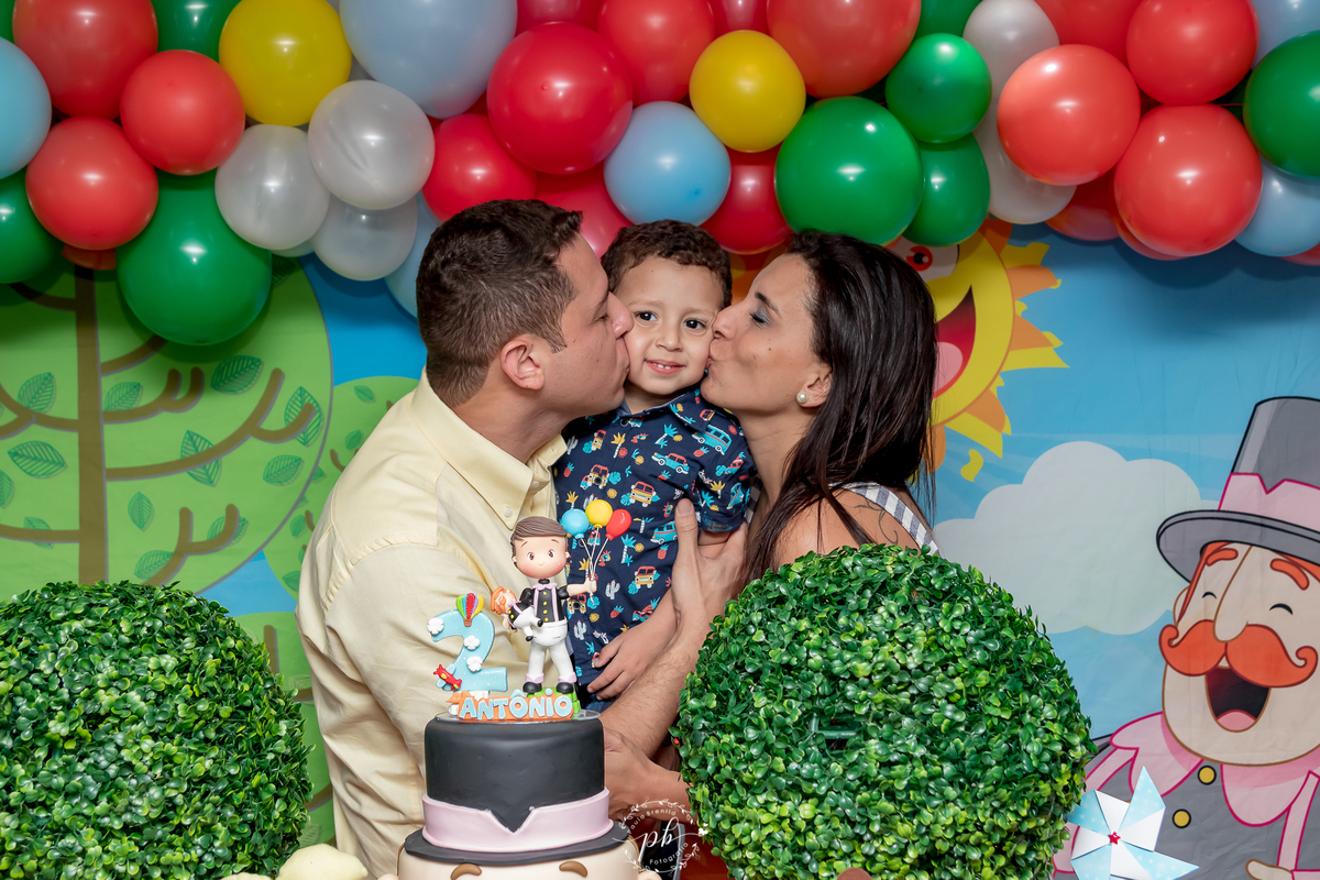Decoração Mundo Bita - Espaço das Crianças Casa de Festas - Bento Ribeiro - Rio de Janeiro - Festa Infantil - Foto Família